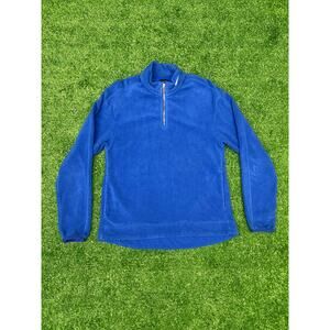 Nike Quarter Zip Sweatshirt Blue SZ Small